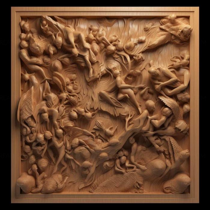 نموذج ثلاثي الأبعاد لآلة CNC 3D Art 